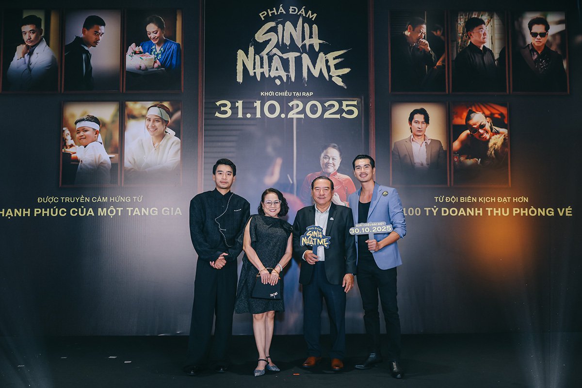 “Cặp bài trùng” của sân khấu Hoàng Thái Thanh - Ái Như và Thành Hội (giữa) lần đầu cùng tham gia phim điẹn ảnh