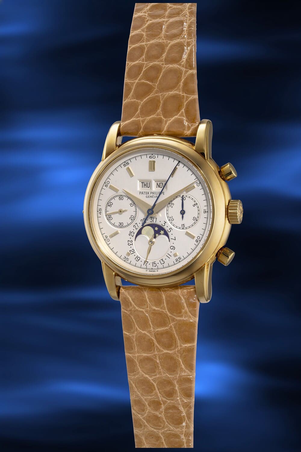 Patek Philippe ref. 2499/100 “MK I” bằng vàng, sản xuất khoảng năm 1980.