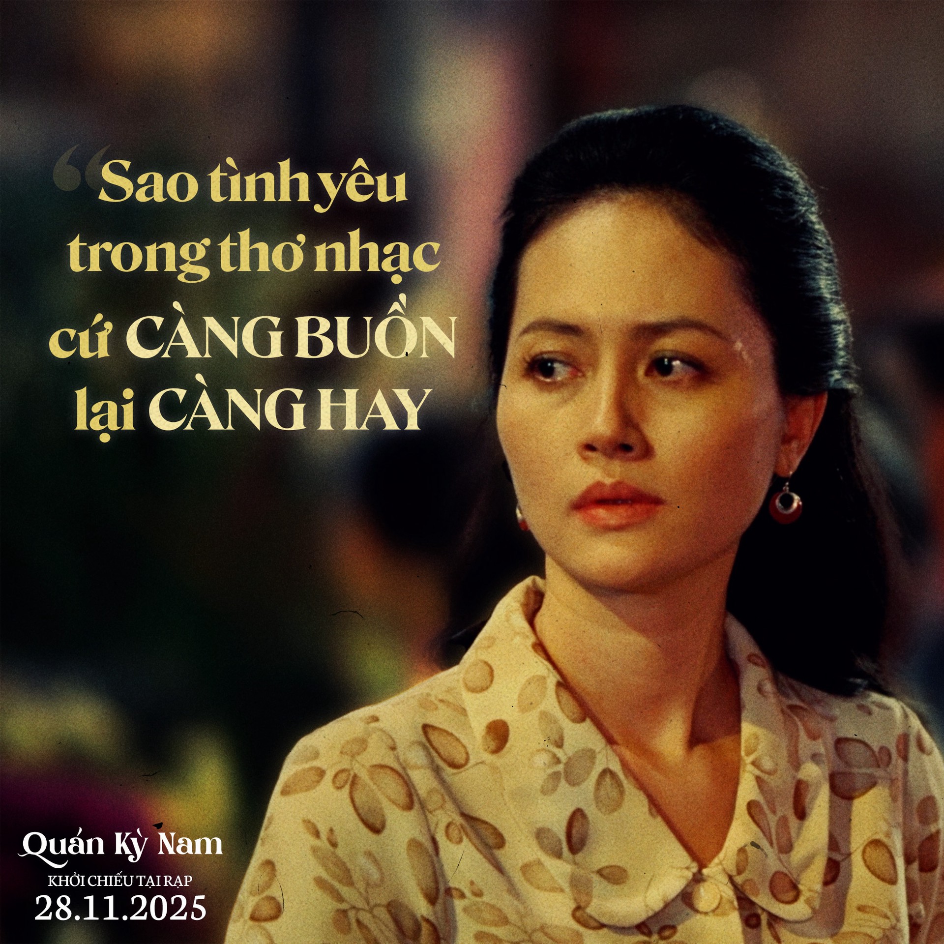 Kỳ Nam hiện diện với vẻ ngoài tĩnh lặng, nhưng tâm trí chẳng hề phẳng lặng. Ảnh: Facebook/@quankynam