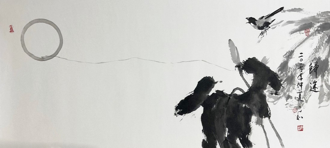 Hinh anh Thưởng thức thiền họa của Trầm Kim Hòa tại TP.HCM 2