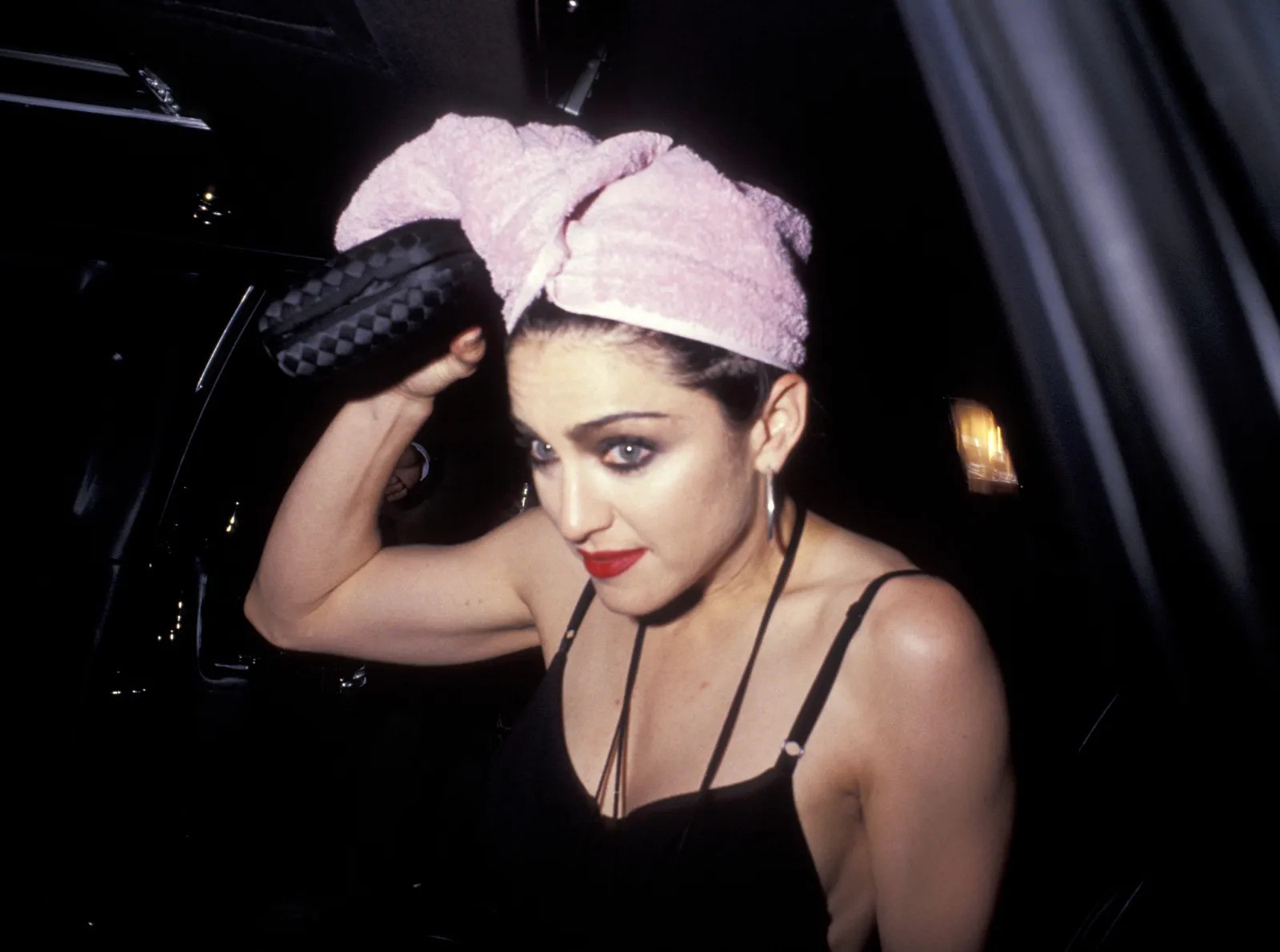 Madonna tại buổi công chiếu Truth or Dare ở Los Angeles, năm 1991.