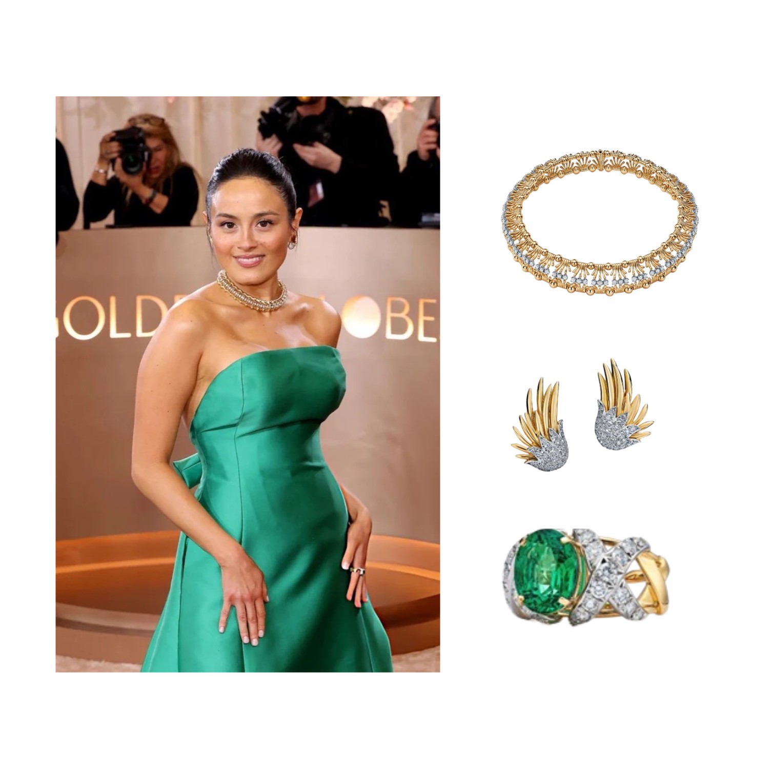 Hinh anh Trang sức Tiffany & Co. tỏa sáng cùng các ngôi sao trên thảm đỏ Golden Globes 2026 2