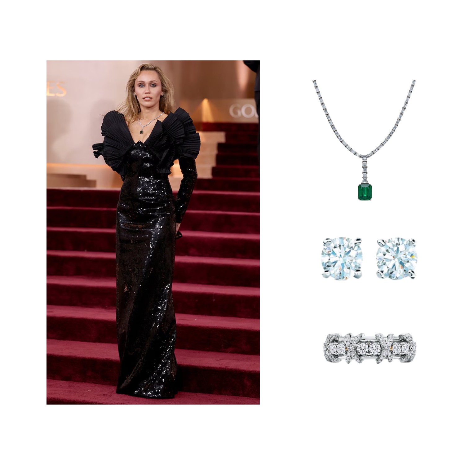 Hinh anh Trang sức Tiffany & Co. tỏa sáng cùng các ngôi sao trên thảm đỏ Golden Globes 2026 3