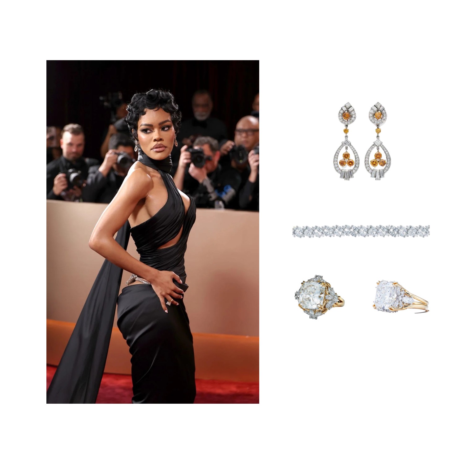 Hinh anh Trang sức Tiffany & Co. tỏa sáng cùng các ngôi sao trên thảm đỏ Golden Globes 2026 4