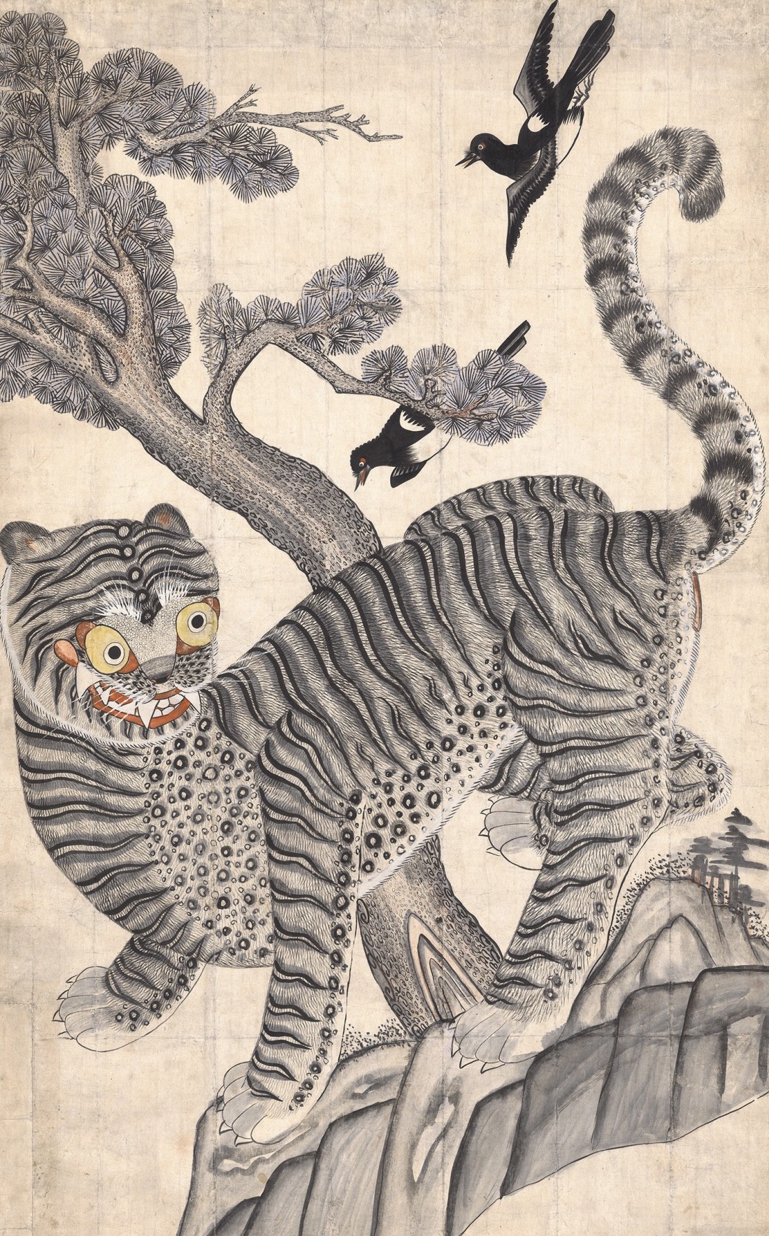 “Hojakdo” (호작도, 虎鵲圖 – Hổ Tước đồ)