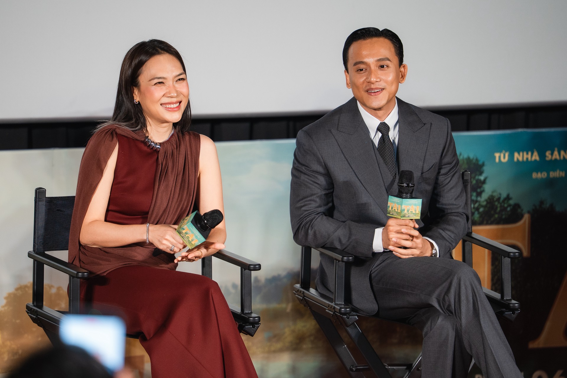 Hinh anh Mỹ Tâm và Mai Tài Phến tiếp tục bắt tay nhau trong phim TÀI 2