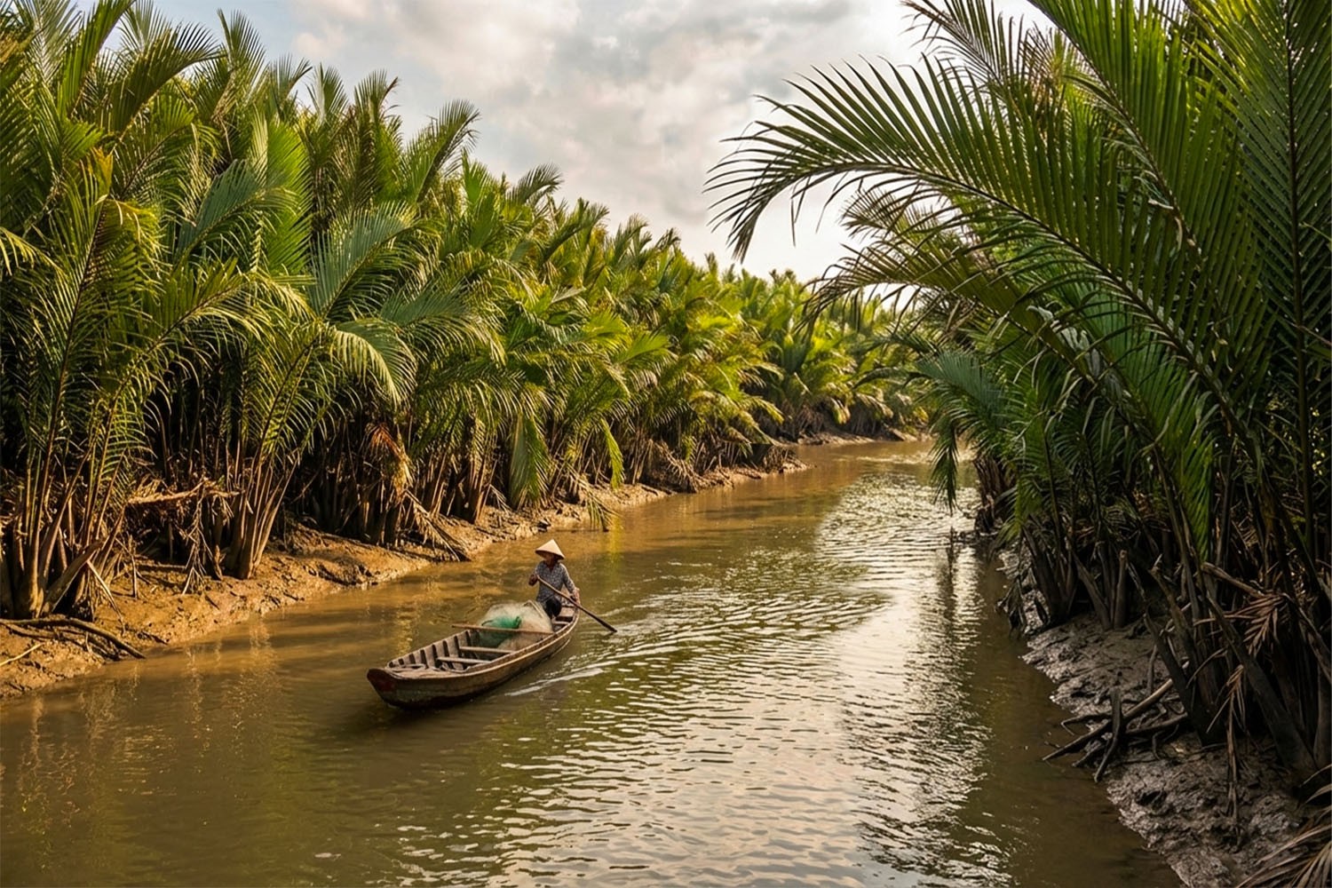 Hinh anh Cần Thơ gạo trắng nước trong Ai đi đến đó lòng không muốn về. - Ca dao 2