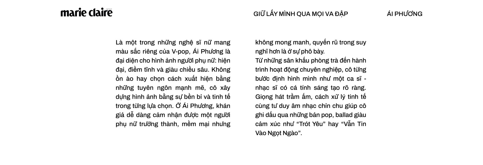 Hinh anh Ca sĩ Ái Phương và hành trình giữ lấy mình qua mọi va đập 3