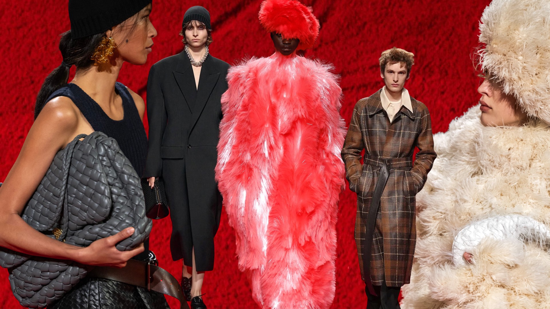 Bottega Vaneta Fall Winter 2026: Thảm đỏ của cấu trúc và chất liệu