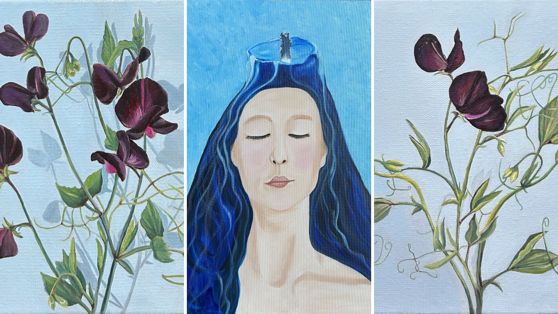 Flora Đỗ và những đêm trắng vẽ ánh sáng thiền lên toan