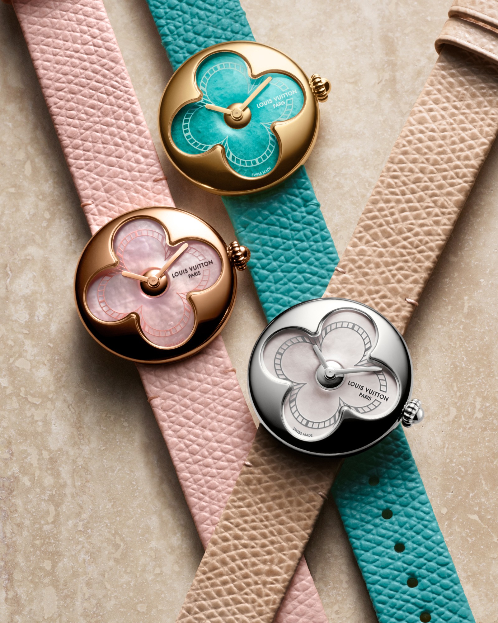 Hinh anh Louis Vuitton để Monogram Flower ‘chạy cùng thời gian’ trong Color Blossom Watch 4