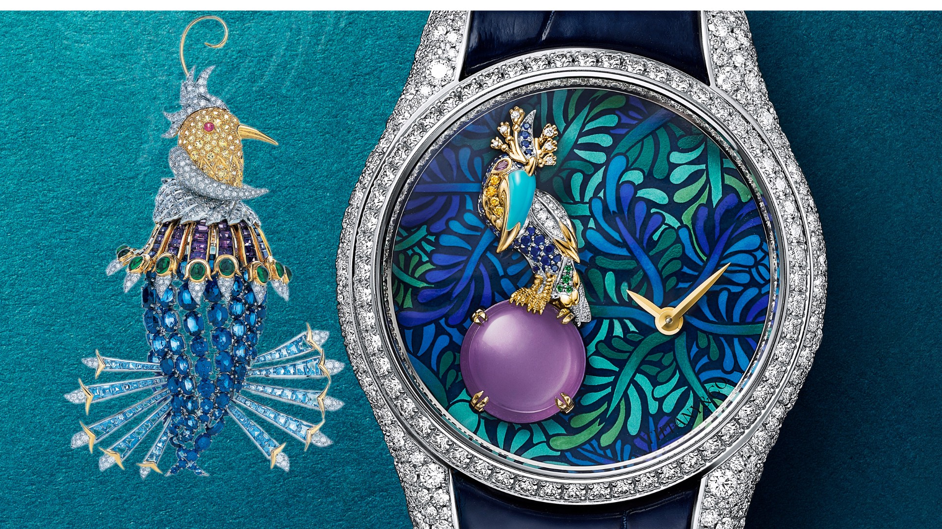 Một chú chim trên cổ tay: Tiffany & Co. diễn giải di sản qua bảng màu nhiệt đới 