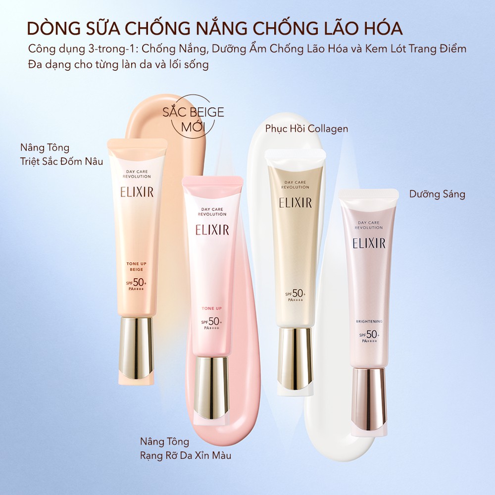 Hinh anh Sữa dưỡng chống nắng ứng dụng khoa học Collagen từ Elixir 5