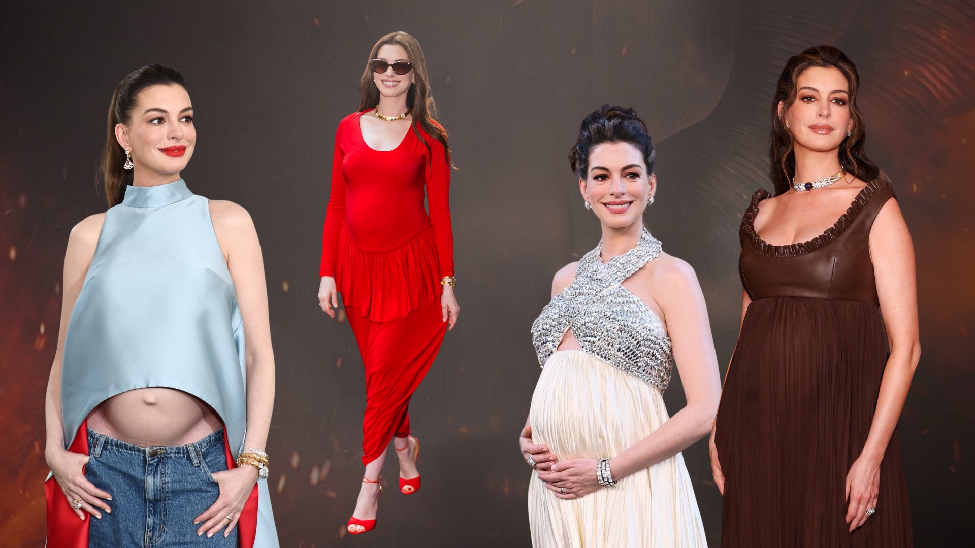 Một mùa hè high fashion của “mẹ bầu” Anne Hathaway