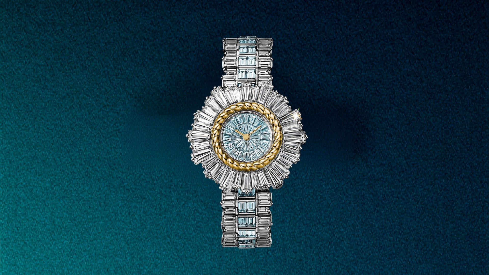 Đóa hoa đá quý bung nở trên cổ tay từ Tiffany & Co.