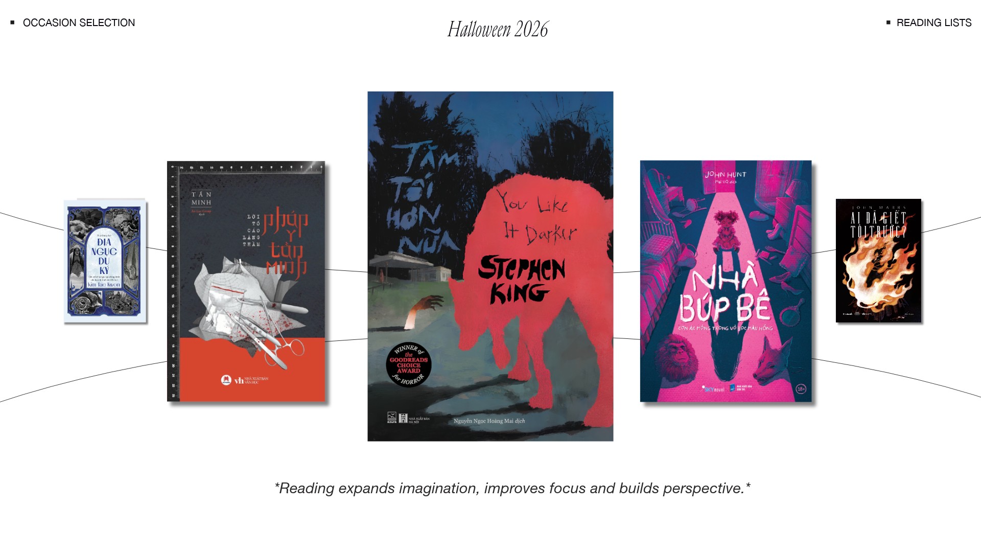 Halloween: 5 cuốn sách, vạn nỗi sợ