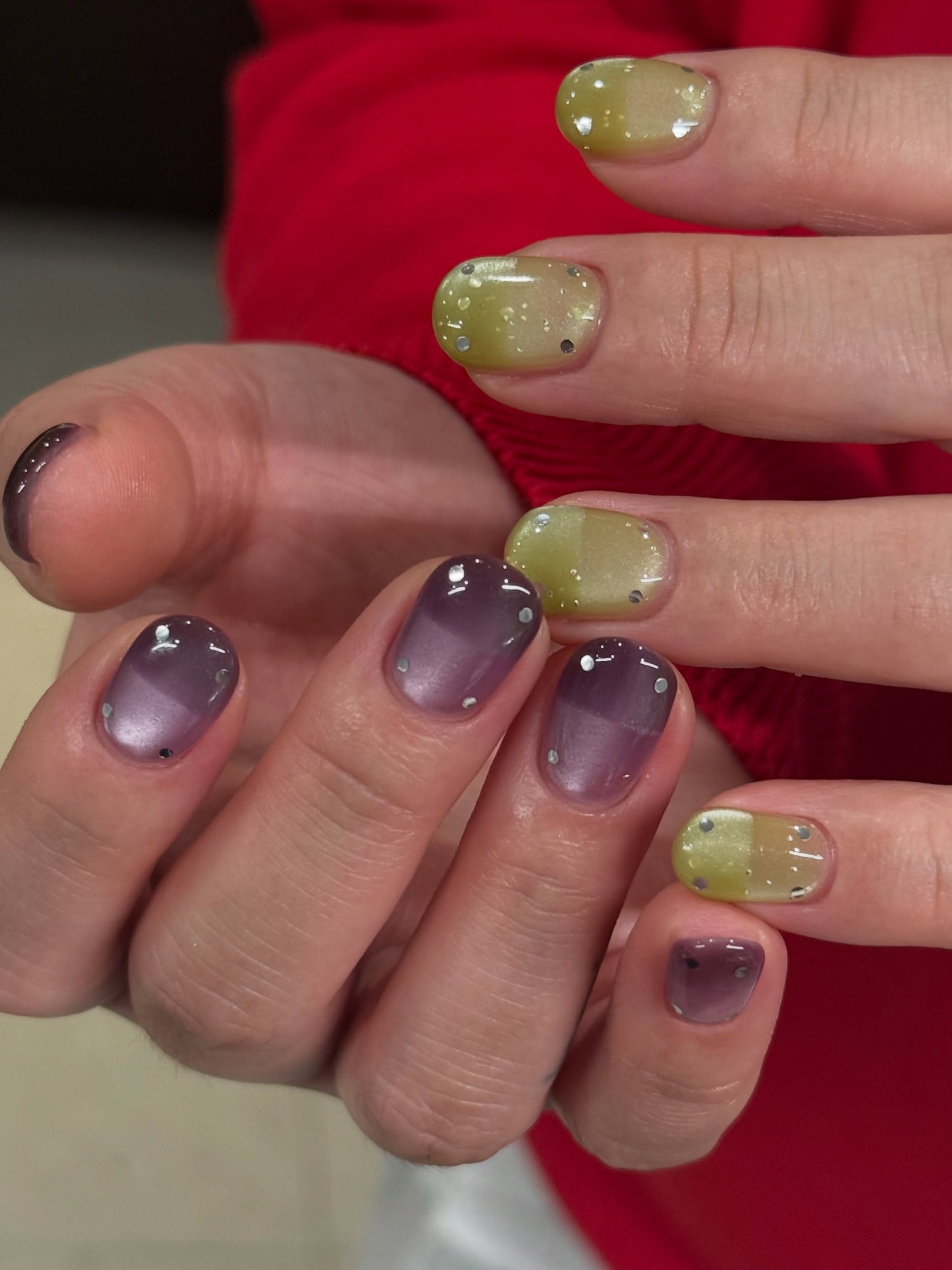 Hinh anh Nail Art Thu-Đông 2026: Mùa Thu gọi tên sắc tím 6
