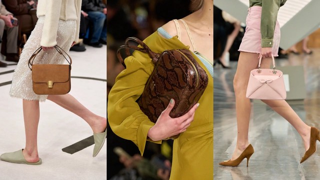 Từ sàn diễn thời trang đến các mẫu túi cho phái đẹp mùa cuối năm