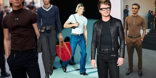 Phom dáng ôm sát và sự dịch chuyển thẩm mỹ trong thời trang nam