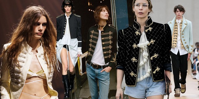 Áo khoác Napoleon trở lại: Khi tinh thần quân phục bước vào thời trang đương đại