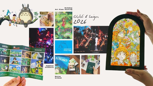Ghibli & Sài Gòn: Hành trình tìm lại phép màu và ký ức bằng hơi thở của nghệ thuật