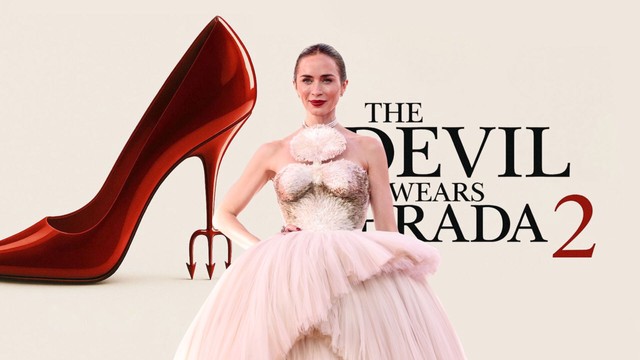 Nữ diễn viên Emily Blunt ‘phủ’ hơn 400 viên ngọc trai trên thảm đỏ The Devil Wears Prada 2
