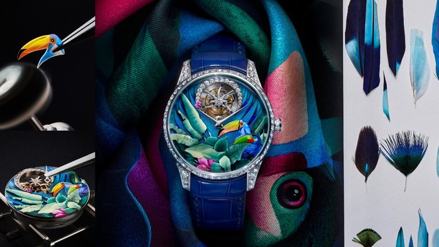 Di sản khăn lụa Gucci thành những tác phẩm High Watchmaking đầy nghệ thuật tại Watches & Wonders 2026