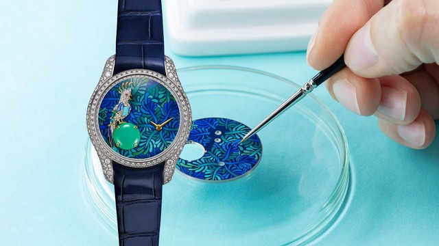 Tiffany & Co. ra mắt đồng hồ High Jewelry Paradise Bird Parrot trong Blue Book 2026: Hidden Garden