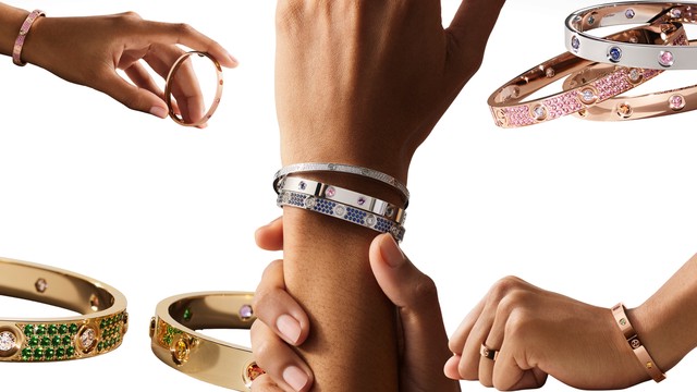Cartier khoác bảng màu mới cho vòng tay LOVE