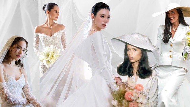 Từ Hề Mộng Dao đến Dua Lipa: 4 bộ váy cưới định hình xu hướng bridal 2026