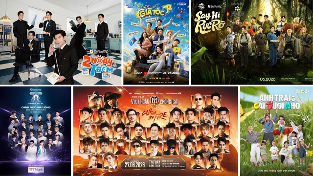 Bàn tiệc giải trí thịnh soạn với loạt show mùa hè chiếm sóng cuối tuần 